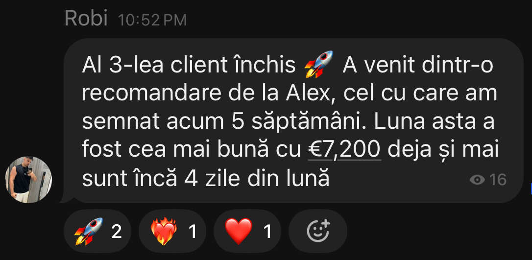 Testimonial student cu dovadă de venit