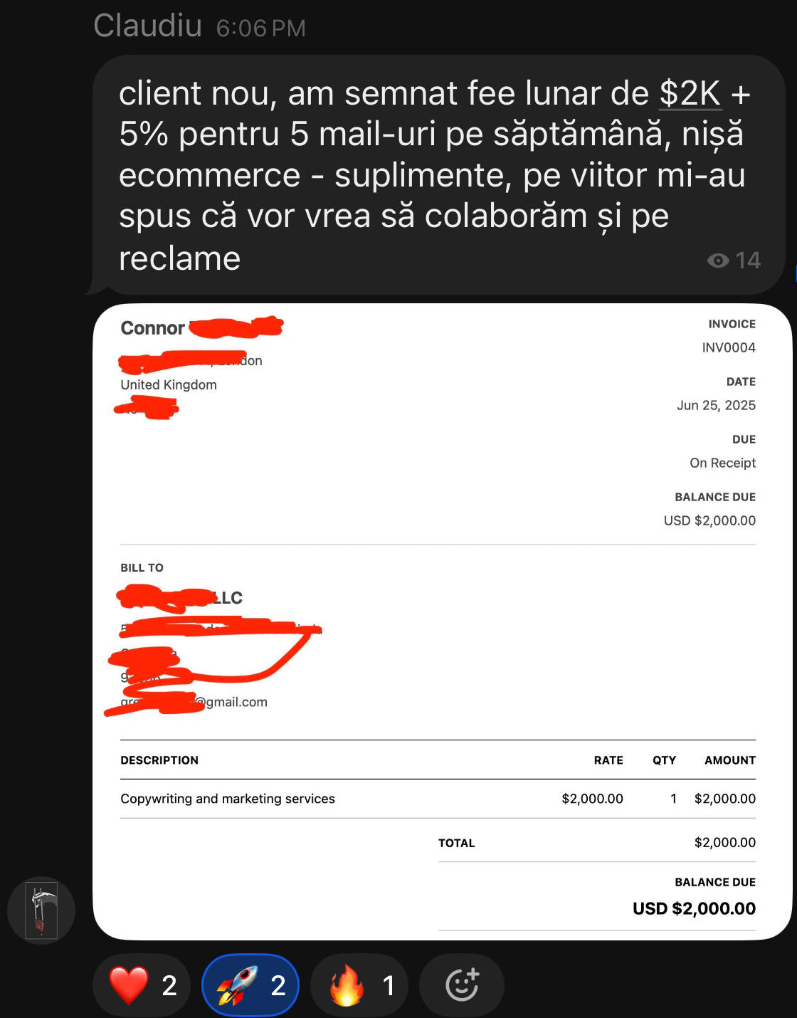 Testimonial student cu dovadă de venit