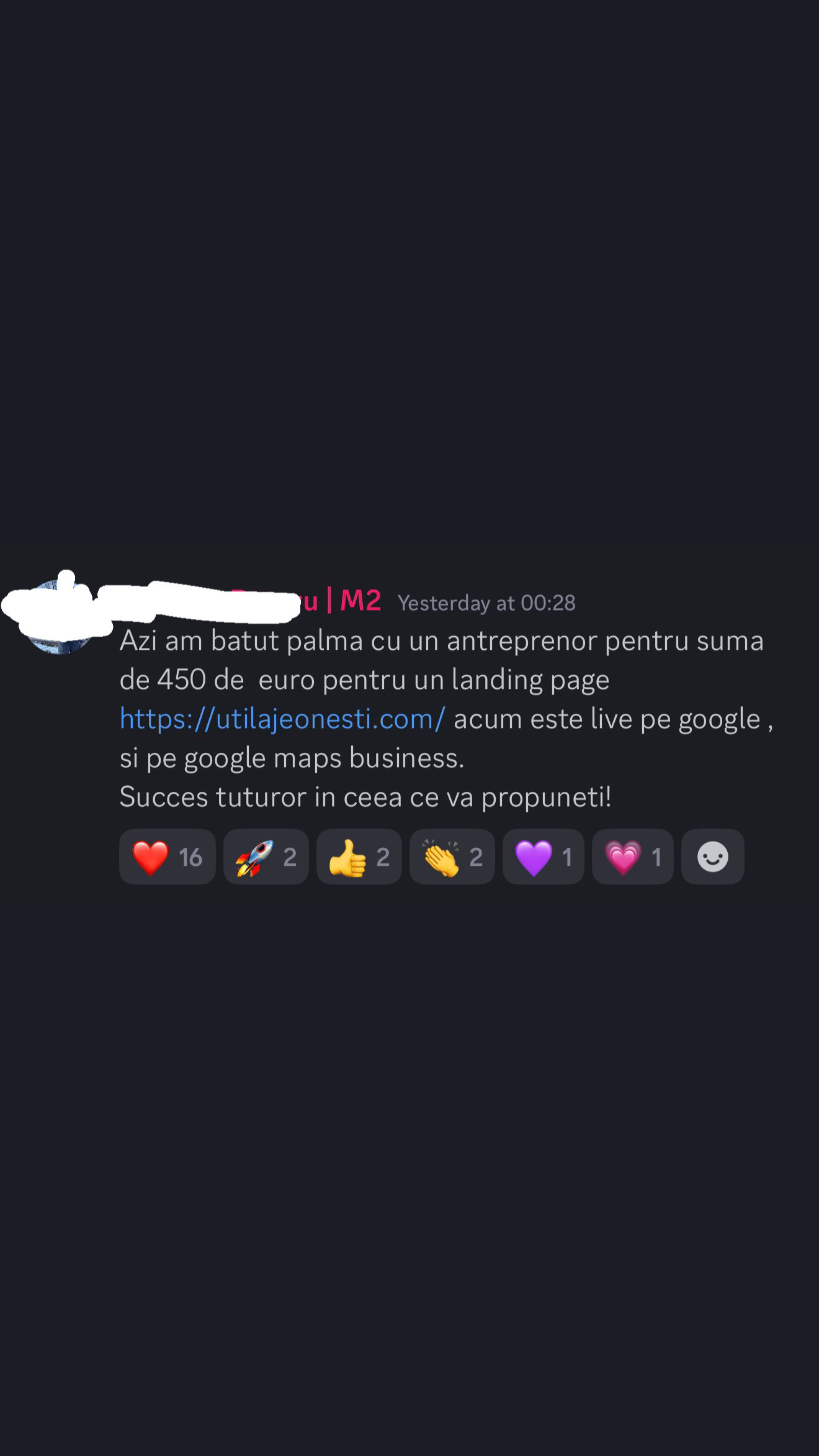 Testimonial student cu dovadă de venit