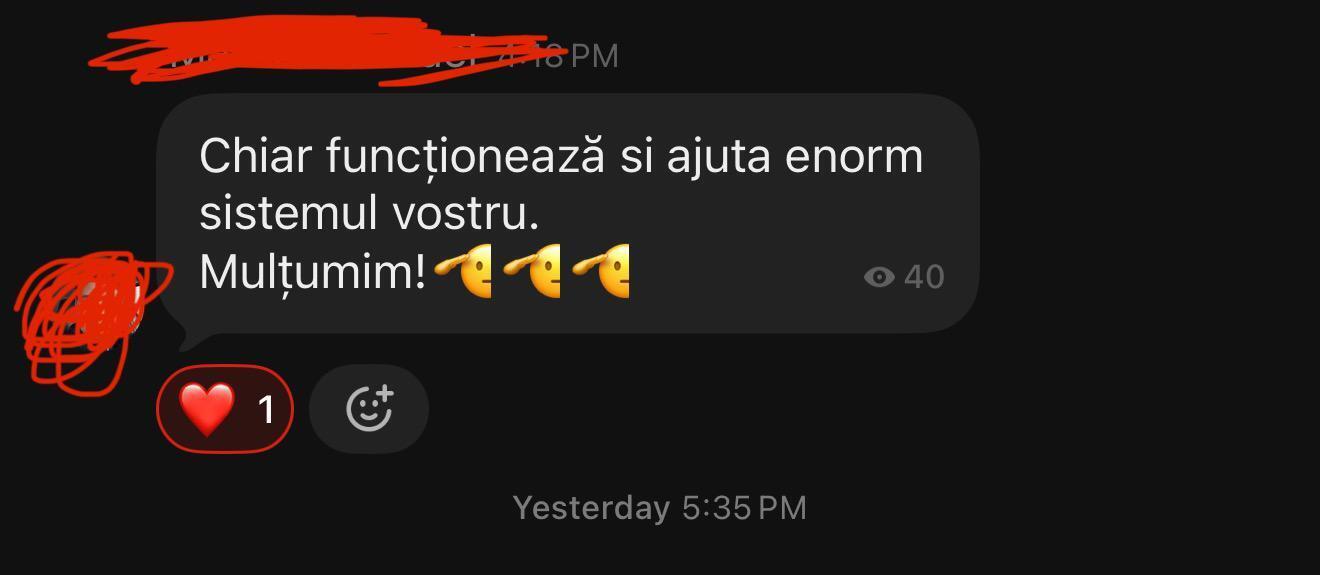 Testimonial student cu dovadă de venit
