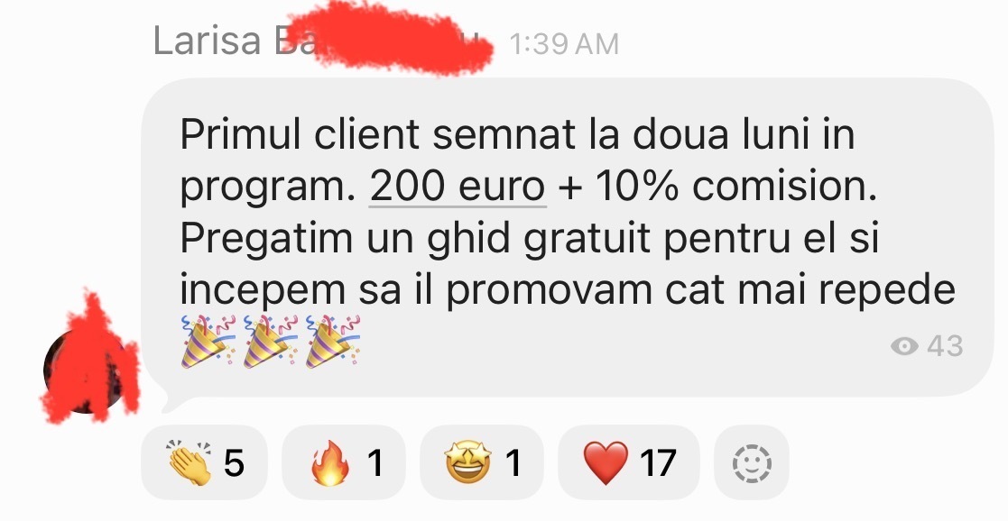 Testimonial student cu dovadă de venit
